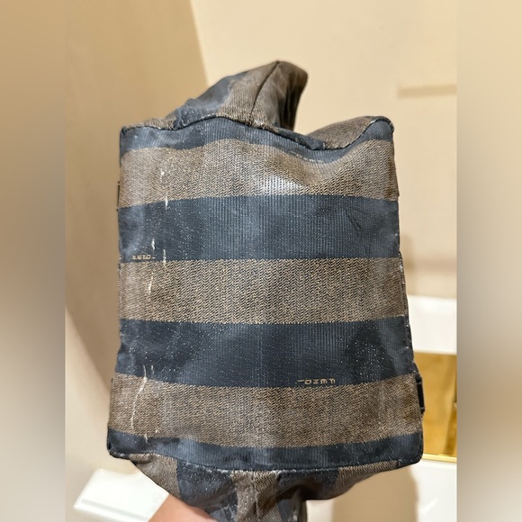 Vintage Fendi Roma Pequin FF Mini Tote Bag - Picture 6 of 12